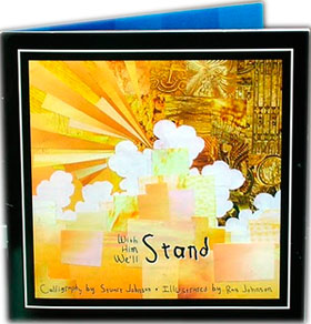 Book cover with beautiful picture of sun shining behind a cloud